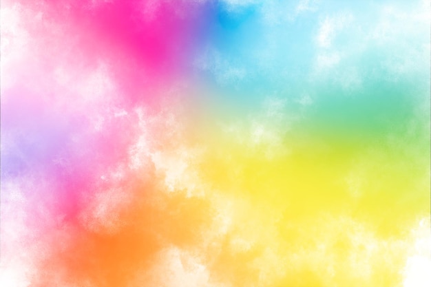 Happy Holi festival de couleurs poudre colorée et écran de festival de couleurs