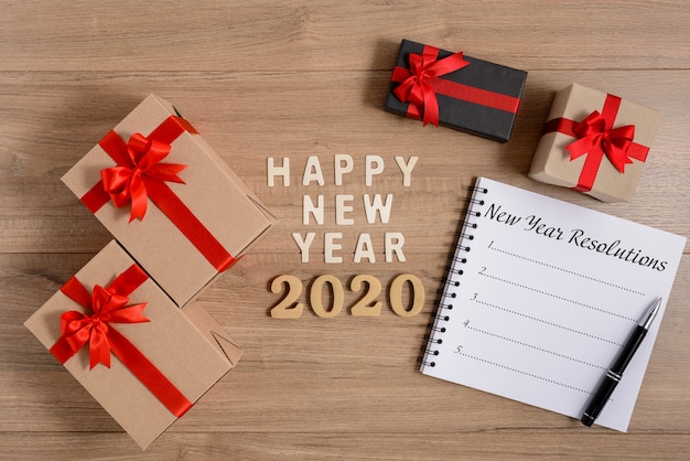 HAPPY NEW YEAR 2020 Liste des résolutions sur le bois et le nouvel an