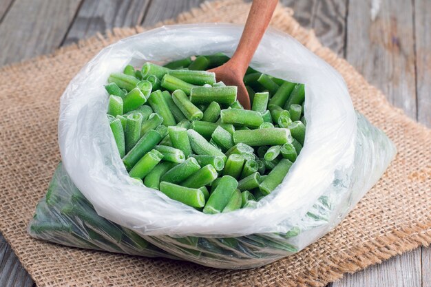 Haricots asperges surgelées