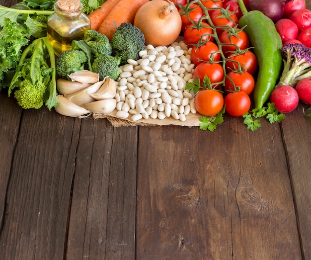 Haricots blancs aux légumes