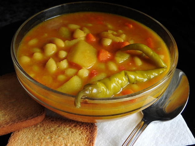 Haricots blancs aux légumes