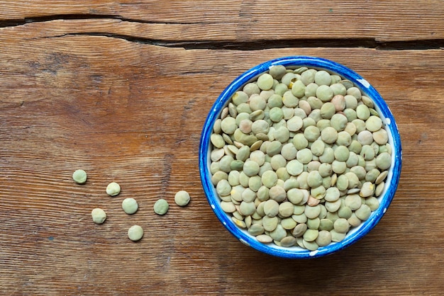 Haricots lentilles vertes