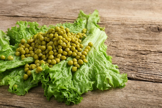 Haricots de pois de maïs en conserve