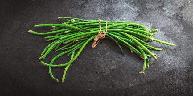 haricots verts légumineuses crues pas à manger