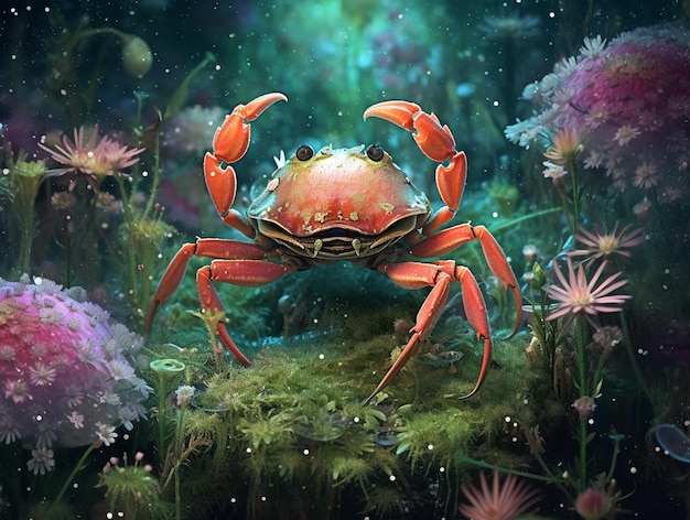 Harmit crabe illustration