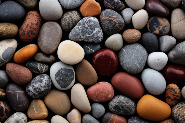 L'harmonie dans les nuances Explorant la beauté des pierres et des rochers gris et bruns ar 32