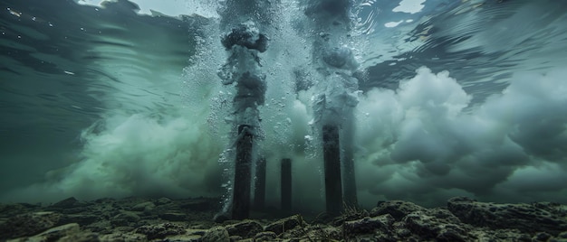 L'harmonie sous l'eau Un aperçu des processus industriels et de la nature dans