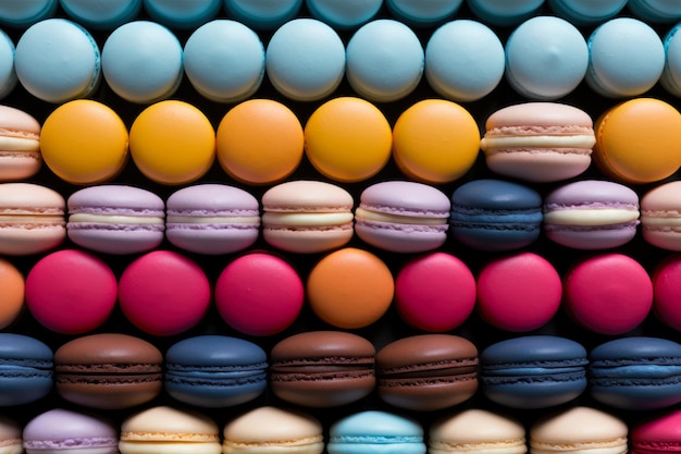 Harmonie symétrique des macarons