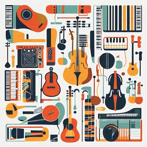 Harmonies d'instruments de musique