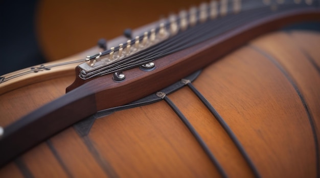 Harmonious Strings Capture astucieuse du manche résonnant d'une mandoline