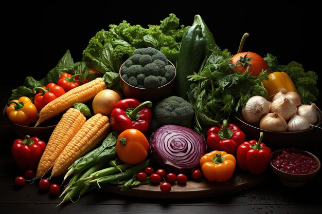 Harvest Harmony célèbre les meilleurs légumes de la saison Légumes vivants Un hommage pictural à Natu