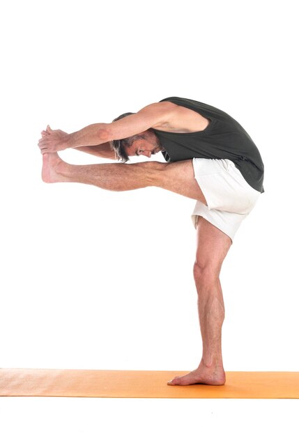 Photo le hatha yoga asana