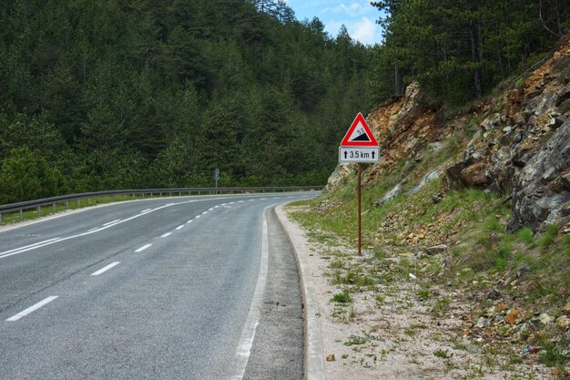 En haut de la colline