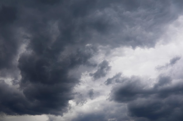 Hauts nuages dans le ciel d'été Fond de ciel Observations météorologiques du ciel