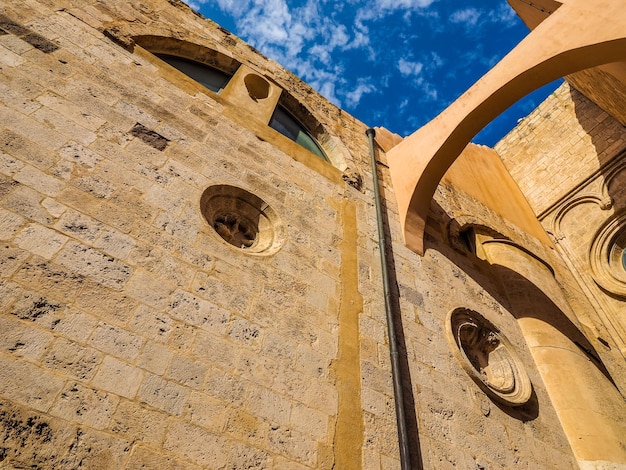 HDR Casteddu signifiant quartier du château à Cagliari