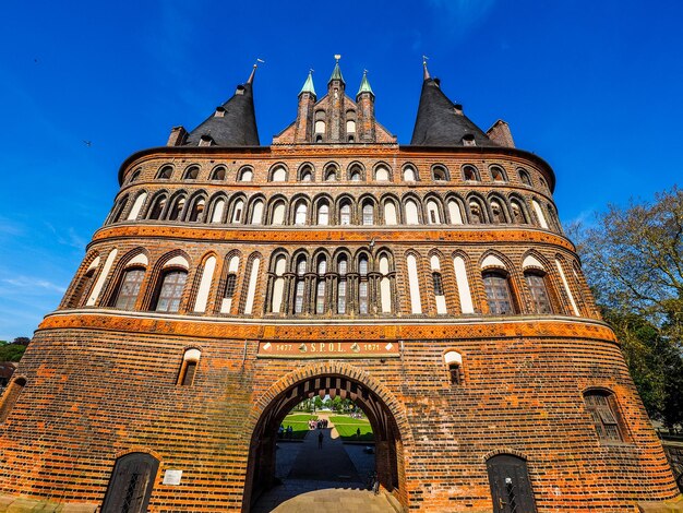 HDR Holstentor Holsten Gate à Lübeck