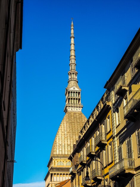 HDR Mole Antonelliana à Turin