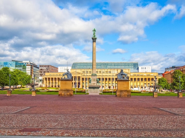 HDR Schlossplatz place du château de Stuttgart