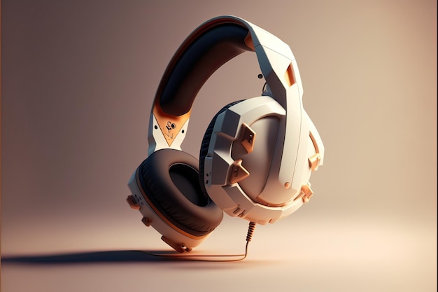 Photo headset de rendu 3d pour les joueurs