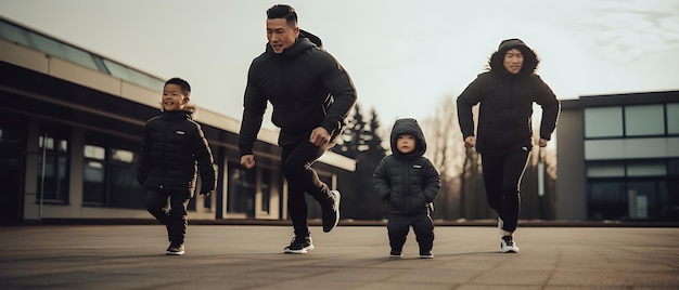 Héhé, faire de l'exercice physique le matin