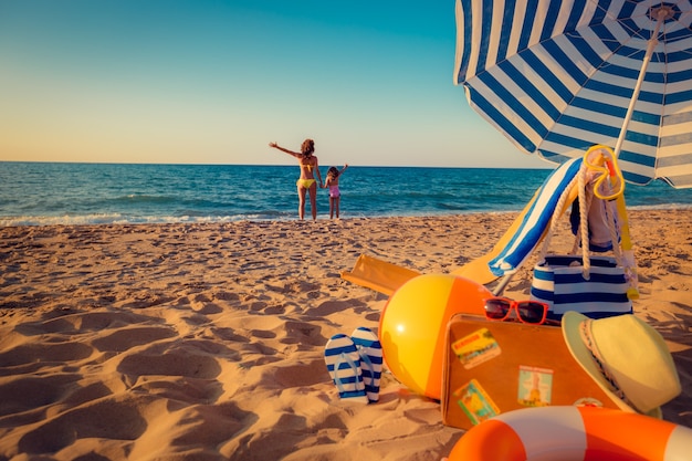 Héhé sur la plage