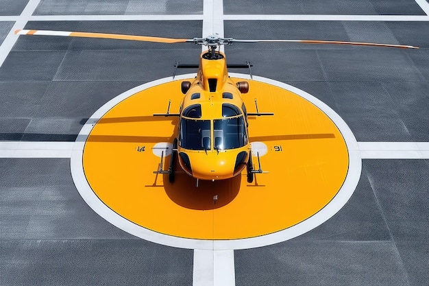 Hélicoptère Landing Pad photographie publicitaire professionnelle