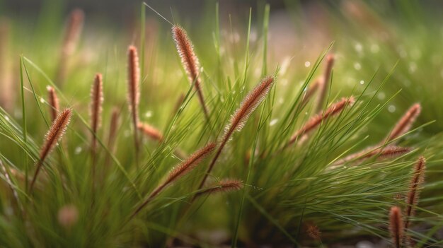 L'herbe des Bermudes de près