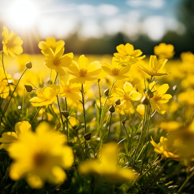 L'herbe jaune