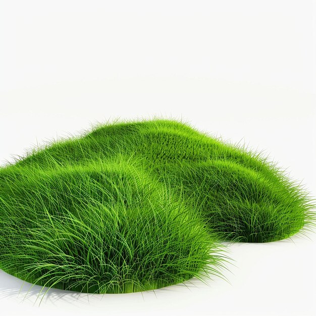 Photo une herbe verte avec le mot 
