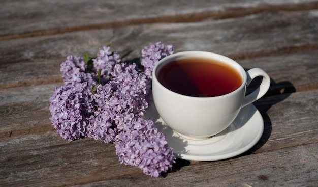 L'heure du thé Tasse de thé