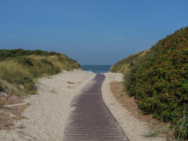 Photo heure d'été sur l'île de juist