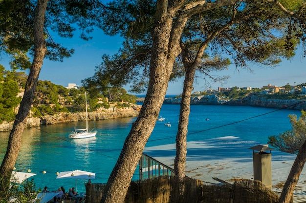 Photo l'heure d'été de porto cristo à majorque