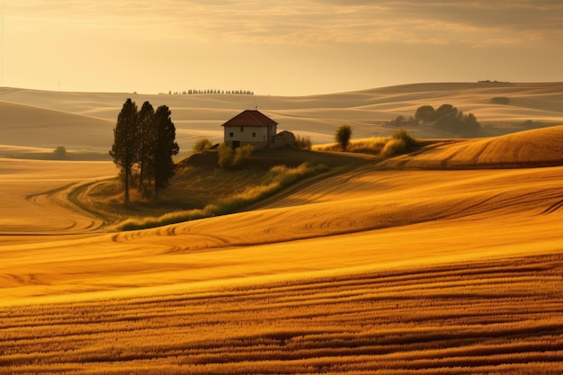 L'heure d'or à la campagne