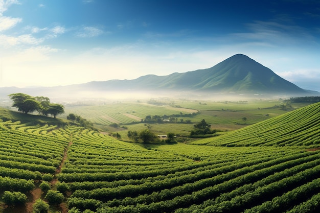 Une heure d'or, une splendeur, une vaste plantation, une beauté.