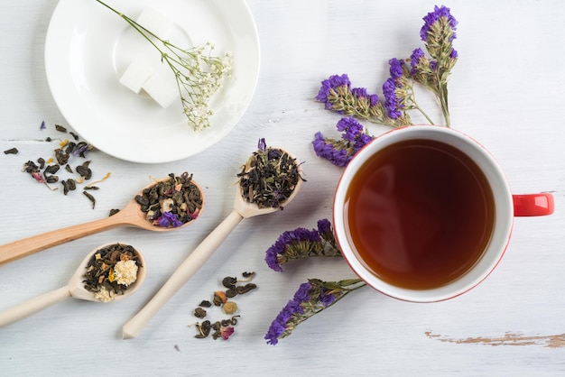 L'heure de la tasse de thé