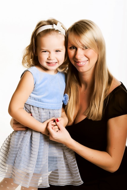 Heureuse mère avec sa fille