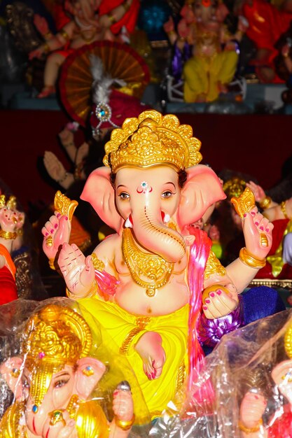 Heureux Ganesh Chaturthi Dieu hindou Ganesha