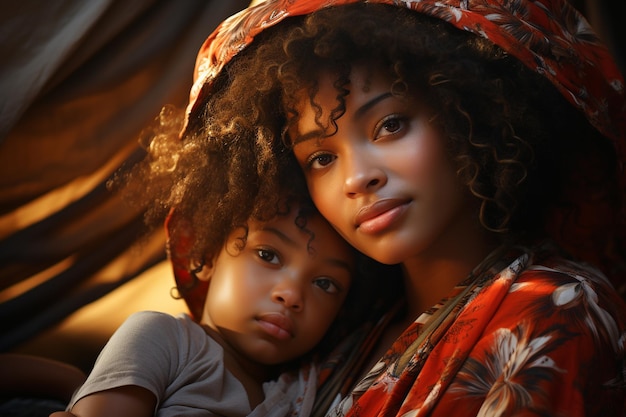 heureux parent et enfant sur la plage