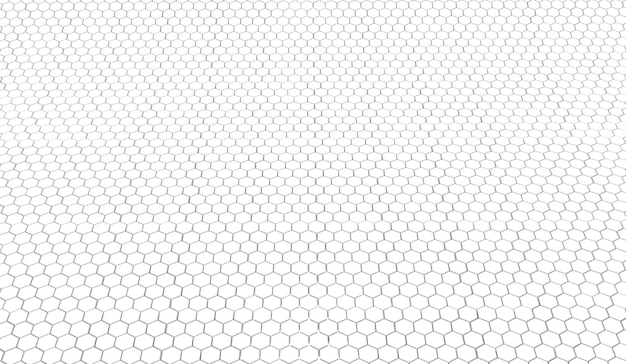 Hexagone bicolore texture de fond 3D illustration de rendu 3d abstrait futuriste