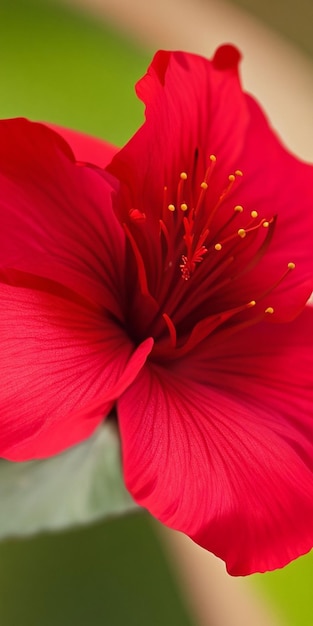 Hibiscus est un genre de plantes à fleurs de la famille des pois