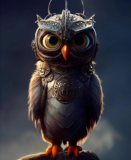 Le hibou guerrier