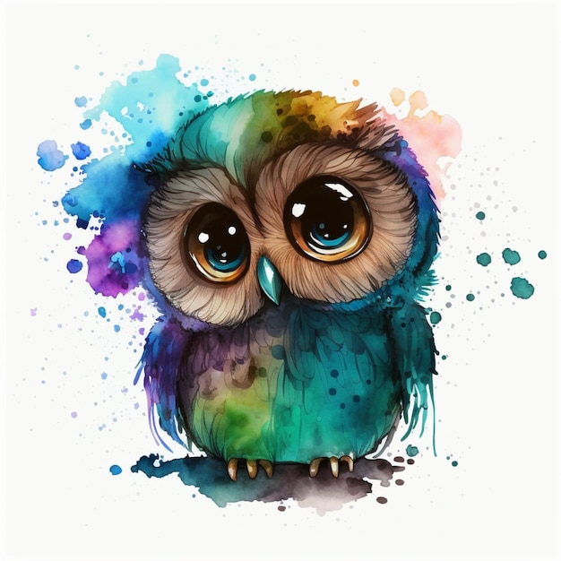 Hibou mignon Chibi 10