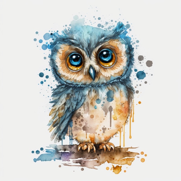 Photo hibou mignon chibi 27