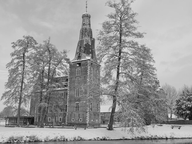 Photo l'hiver au château