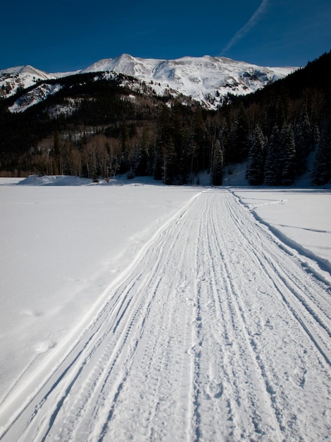 L'hiver à San Juan Montagnes, Colorado.