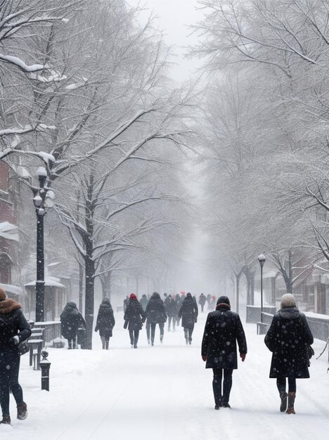 L'hiver vient la nature la beauté de la nature