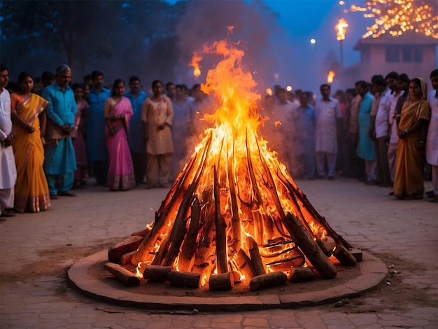 Photo holika dahan est une fille.