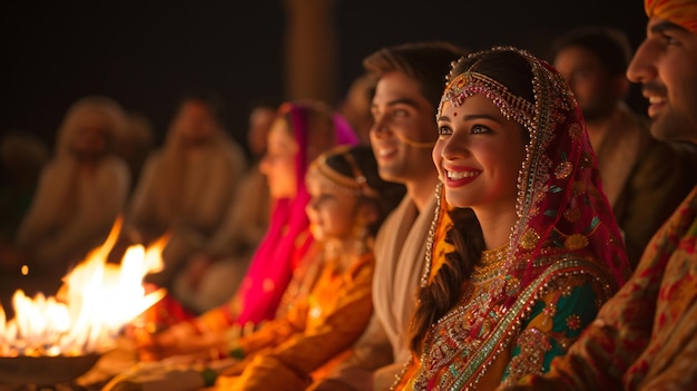 Holika Dahan fête traditionnelle des feux de joie fête hindoue