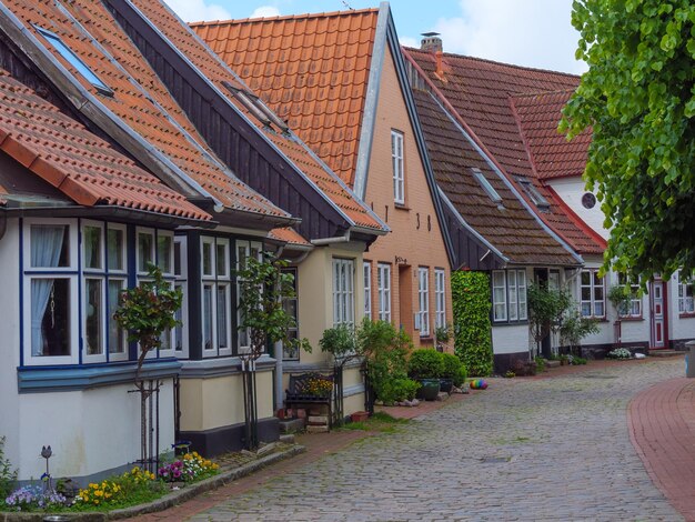 Photo holm et schleswig à la rivière schlei