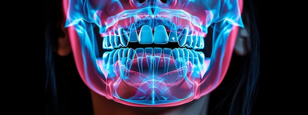 Hologramme 3D de dents humaines